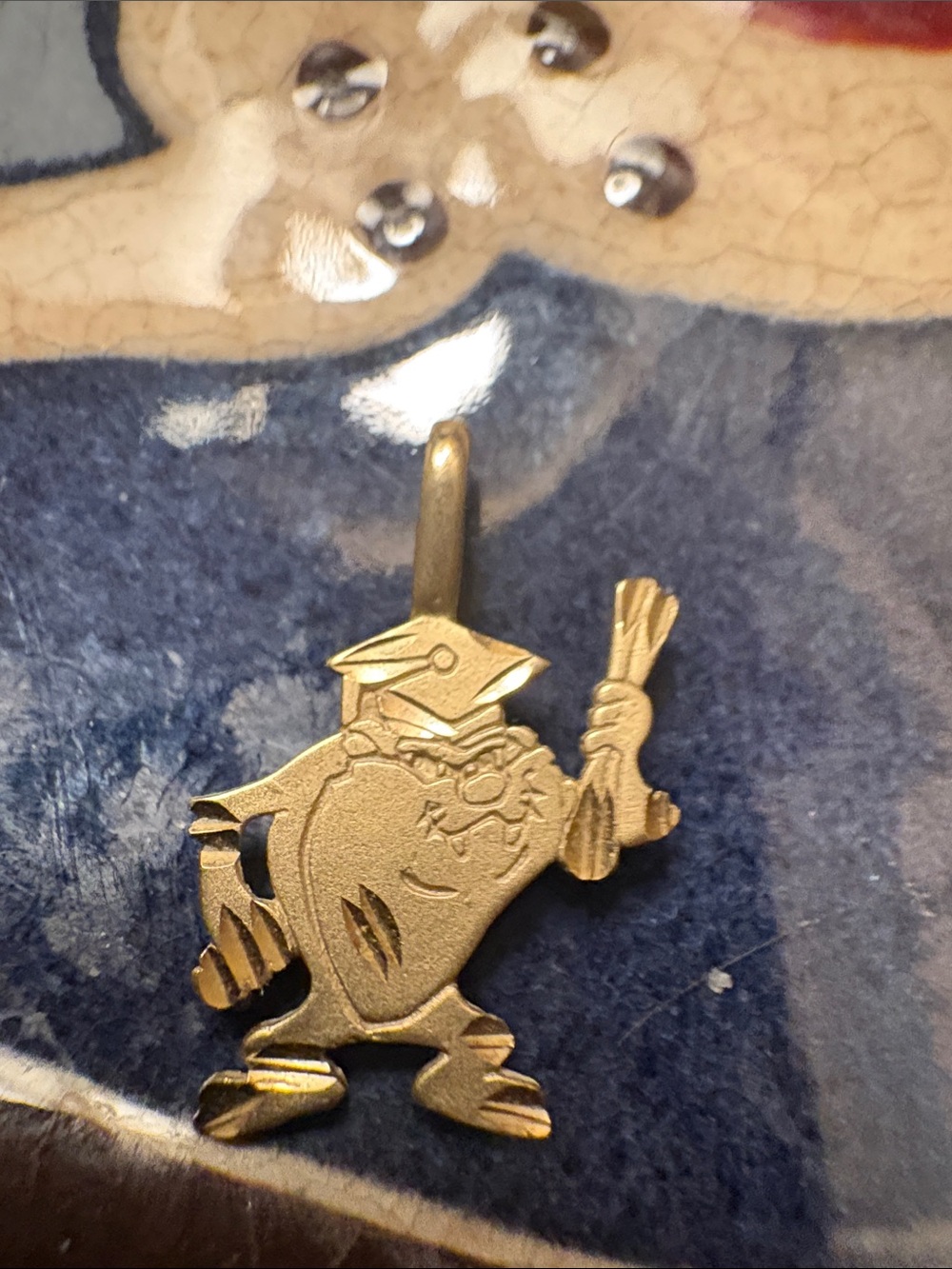 14k gold Tasmanian Graduate pendant